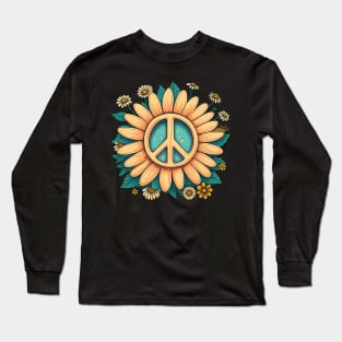 Peace Daisy Long Sleeve T-Shirt